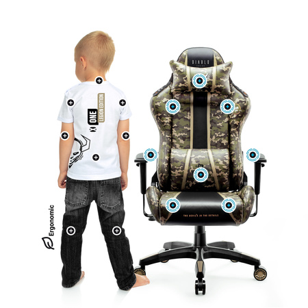 Fotel gamingowy dla dziecka Diablo X-One 2.0 Legion Kids Size