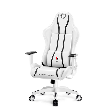 Fotel gamingowy Diablo X-One 2.0 Normal Size: Biało-czarny