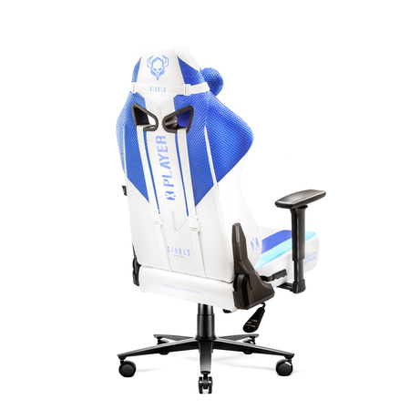 Fotel gamingowy Diablo X-Player 2.0 materiałowy Normal Size: Frost White