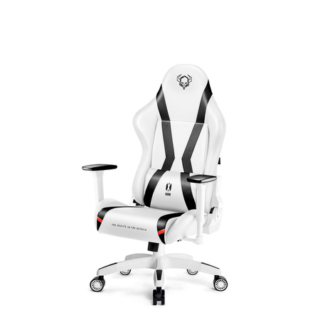 Fotel do biurka dla dziecka Diablo X-Horn 2.0 Kids Size biało-czarny