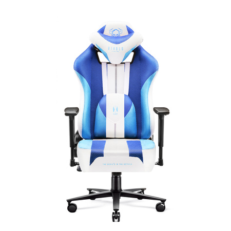 Fotel gamingowy Diablo X-Player 2.0 materiałowy Normal Size: Frost White