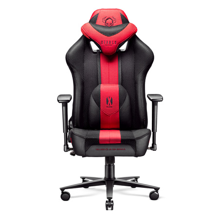 Fotel gamingowy Diablo X-Player 2.0 materiałowy King Size: Karmazynowo-antracytowy