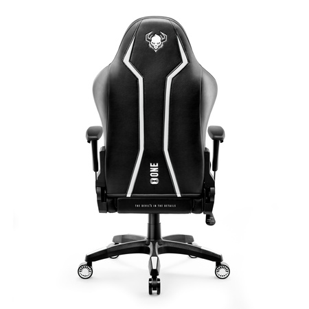 Fotel gamingowy Diablo X-One 2.0 King Size: Czarno-biały
