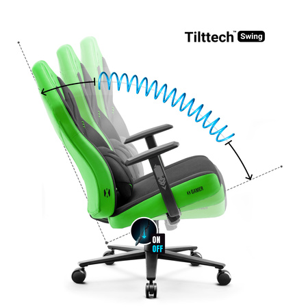 Fotel gamingowy Diablo X-Gamer 2.0 Normal Size: Green emerald