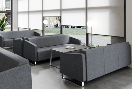 VOO VOO  Sofa w Kolorze Grafitowym szerokość 214 cm  głębokość: 83 cm wysokość: 78 cm