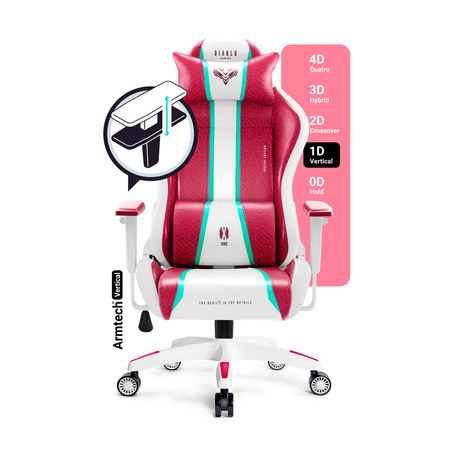 Fotel gamingowy Diablo X-One 2.0 Normal Size: Candy Rose