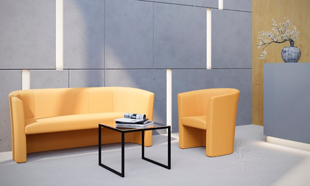 CLUB Trio - Sofa w kolorze Jasnoszarym CSE 11,  szerokość 179 cm  głębokość 66 cm wysokość: 77 cm  
