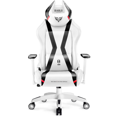 Fotel gamingowy Diablo X-Horn 2.0 King Size biało-czarny