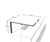 Ergonomiczne i funkcjonalne czteroosobowe stanowisko pracy  ESPK4  White & Graph