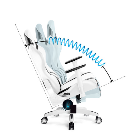 Fotel gamingowy Diablo X-Horn 2.0 King Size biało-czarny