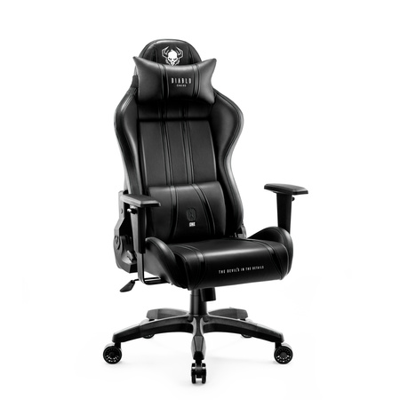 Fotel gamingowy Diablo X-One 2.0 Normal Size: Czarno-czarny