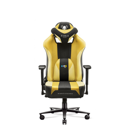 Krzesło do biurka dla dziecka Diablo X-Player 2.0 Dark Sunflower Kids Size
