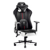 Fotel gamingowy Diablo X-Player 2.0 materiałowy King Size: Biało-czarny