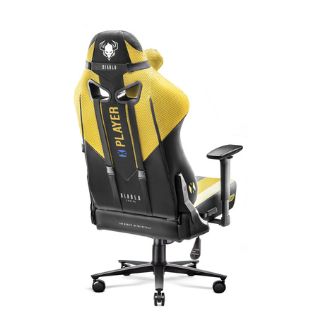 Fotel gamingowy Diablo X-Player 2.0 materiałowy Normal Size: Dark Sunflower