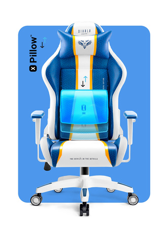 Fotel gamingowy Diablo X-One 2.0 King Size: Aqua Blue