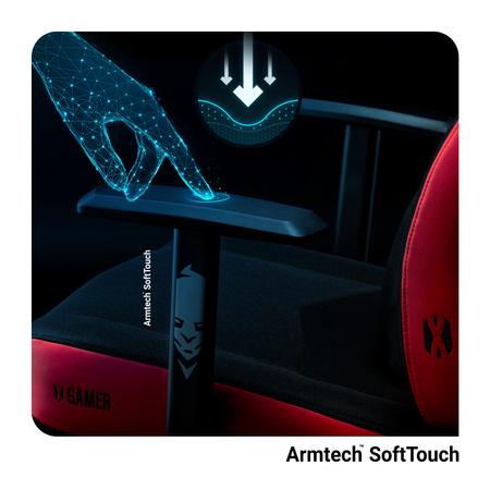 Fotel gamingowy Diablo X-Gamer 2.0 Normal Size: Deep red