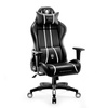 Fotel gamingowy Diablo X-One 2.0 King Size: Czarno-biały