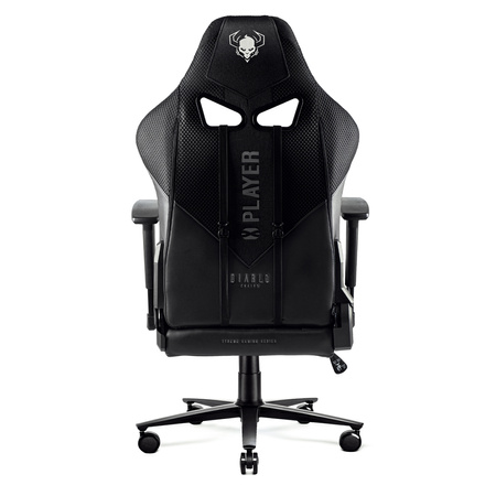 Fotel gamingowy Diablo X-Player 2.0 materiałowy King Size: Czarno-czarny
