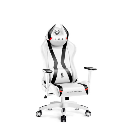 Fotel do biurka dla dziecka Diablo X-Horn 2.0 Kids Size biało-czarny