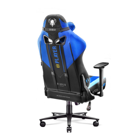 Fotel gamingowy Diablo X-Player 2.0 materiałowy Normal Size: Frost Black