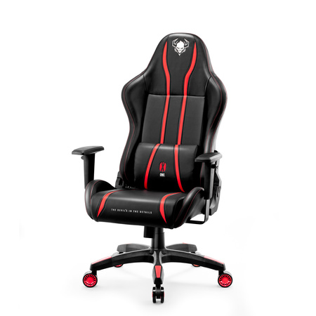 Fotel gamingowy Diablo X-One 2.0 Normal Size: Czarno-czerwony
