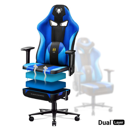 Krzesło do biurka dla dziecka Diablo X-Player 2.0 Frost Black Kids Size