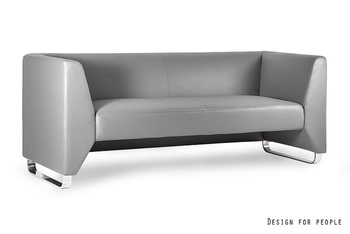 ANGELES  Sofa w kolorze szarym wysokość: 74,5 cm szerokość 191,5 cm  głębokość: 71 cm -