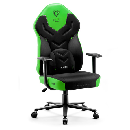 Fotel gamingowy Diablo X-Gamer 2.0 Normal Size: Green emerald
