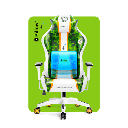 Fotel obrotowy dla dzieci Kido by Diablo X-one 2.0 Craft Edition