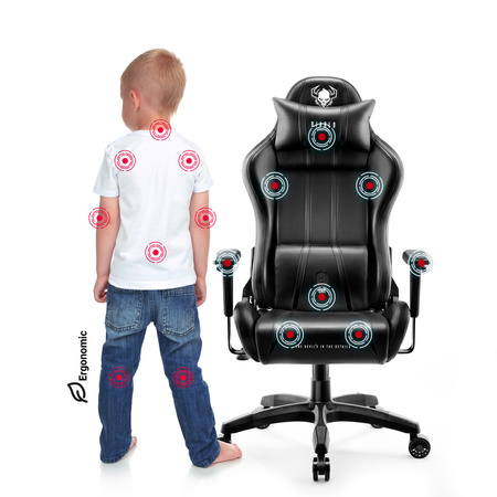 Fotel gamingowy dla dziecka Diablo X-One 2.0 czarny Kids Size