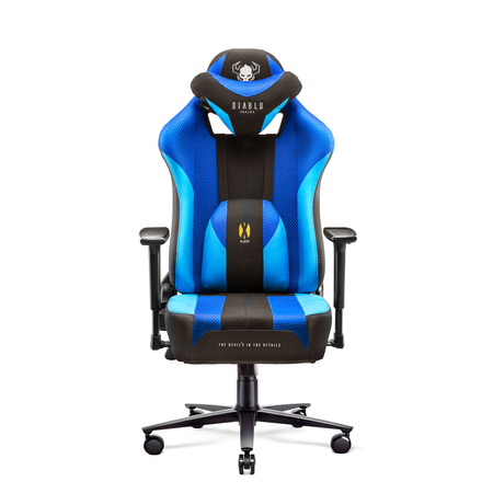 Fotel gamingowy Diablo X-Player 2.0 materiałowy Normal Size: Frost Black