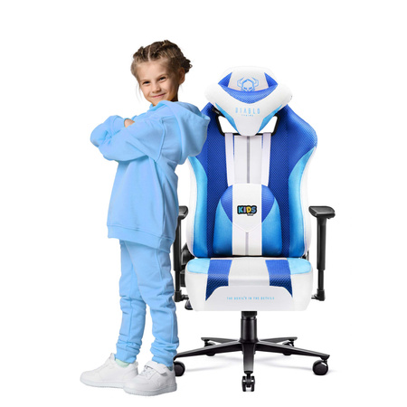 Krzesło do biurka dla dziecka Diablo X-Player 2.0 Frost White Kids Size